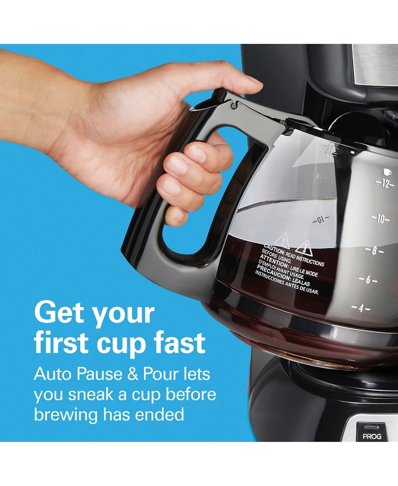 Hamilton Beach Programmable 12 Cup Coffee Maker - 49630G
