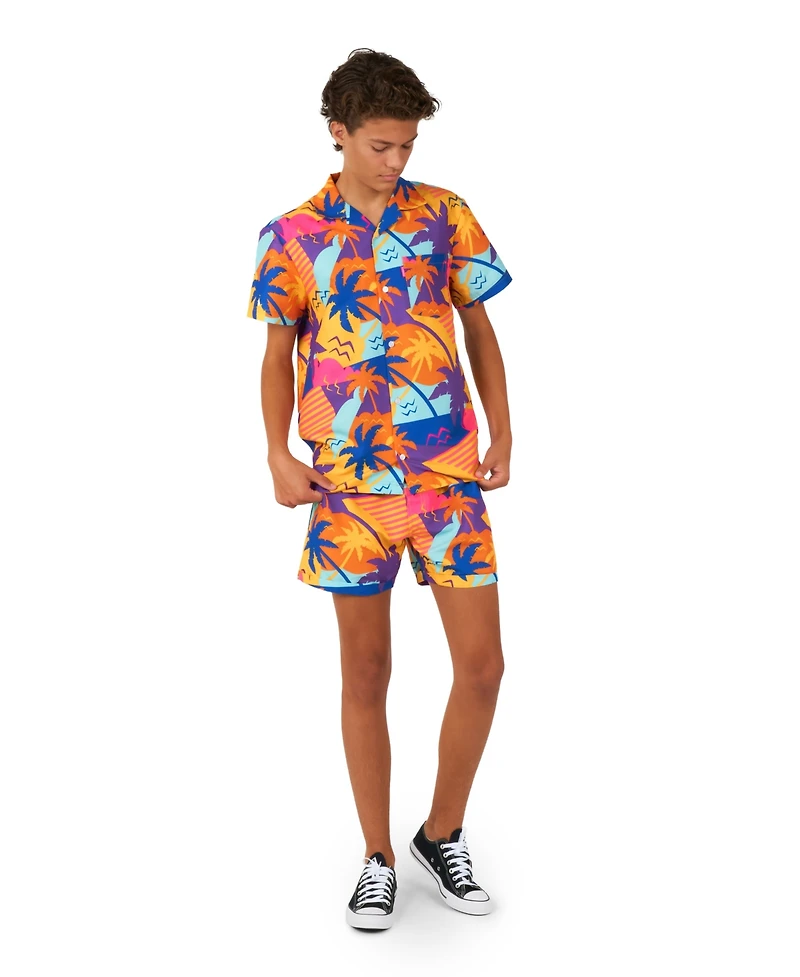 OppoSuits Big Boys 2 Pc Summer Shirt and Shorts Set