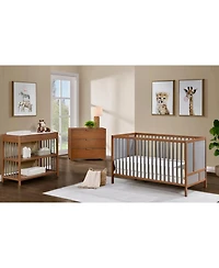 Suite Bebe Pixie Changing Table in Walnut/Charcoal