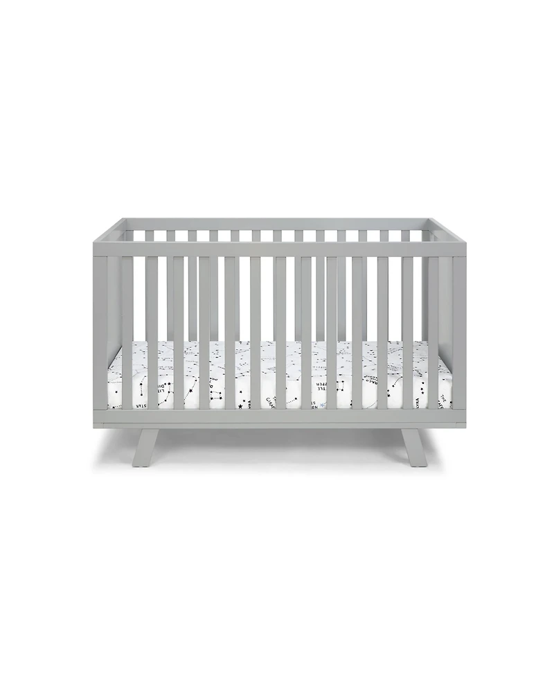 Suite Bebe Livia 3-in-1 Convertible Island Crib Gray