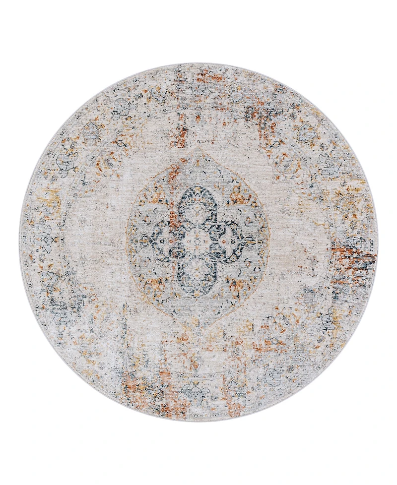 Livabliss Laila Laa-2306 5'3x5'3 Round Area Rug