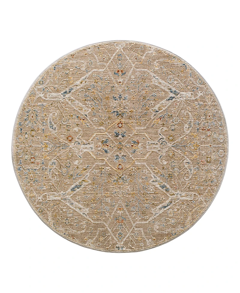 Livabliss Reina Ren-2300 7'10x7'10 Round Area Rug