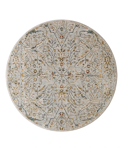 Livabliss Reina Ren-2300 7'10x7'10 Round Area Rug