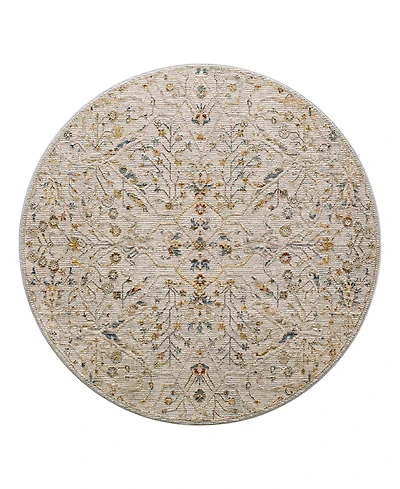 Livabliss Reina Ren-2300 7'10x7'10 Round Area Rug