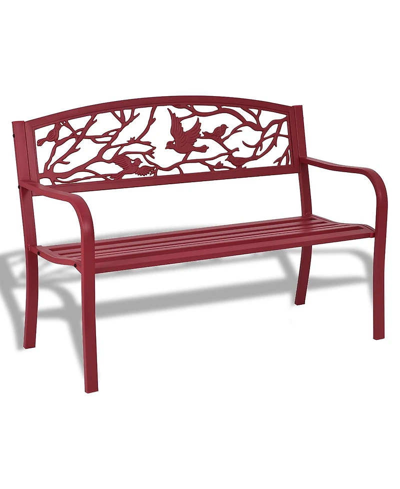Sugift Patio Garden Bench Park Yard Outdoor Furniture