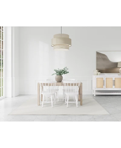 Closeout! Catriona 5pc Dining Set (Rectangular Dining Table & 4 Wood Side Chairs)