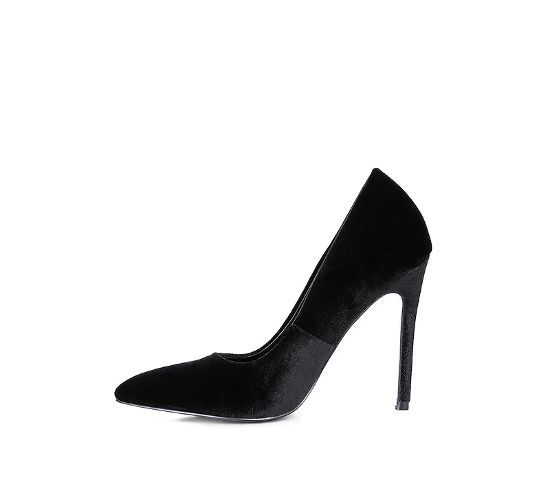 Janessa Velvet Stiletto Heel Pumps Women