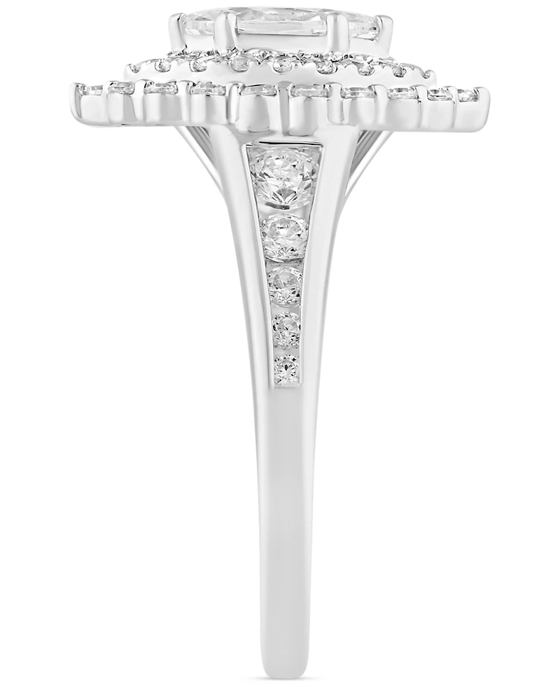 Diamond Marquise Halo Engagement Ring (1-1/3 ct. t.w.) 14k White Gold