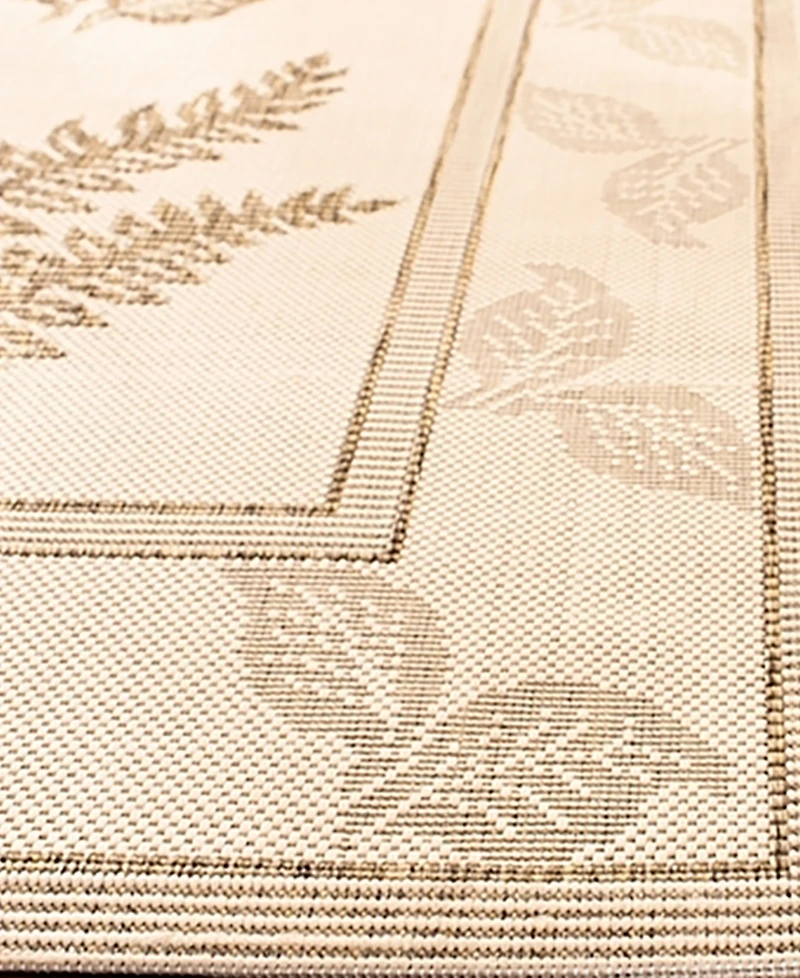 Safavieh Courtyard CY0772 Natural and Brown 8' x 11' Outdoor Area Rug