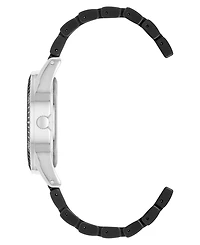Anne Klein Women's Quartz Black Ceramic Link Bracelet Watch, 42mm