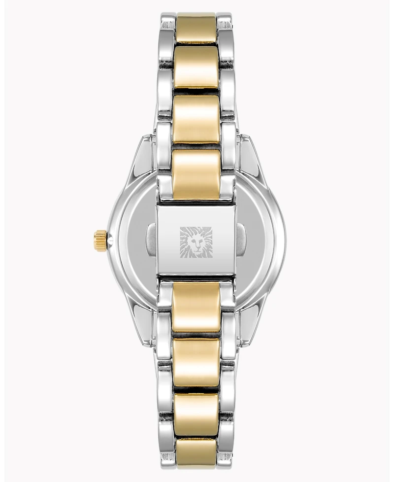 Anne Klein Women's Quartz Two-Tone Alloy Link Bracelet Watch, 30mm