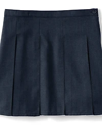 Lands' End Big Girls Box Pleat Skirt Top of Knee