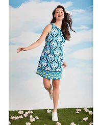 London Times Women's Printed Shift Dress