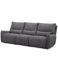 Olper 3-Pc. Fabric Zero Wall Sectional Power Motion Sofa, Created for Macy's