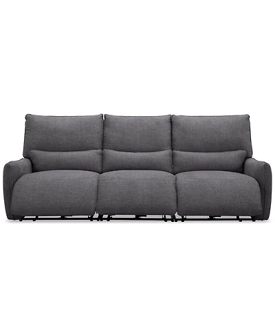Olper 3-Pc. Fabric Zero Wall Sectional Power Motion Sofa, Created for Macy's