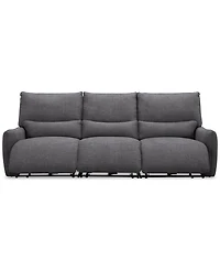Olper 3-Pc. Fabric Zero Wall Sectional Power Motion Sofa, Created for Macy's