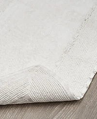 Laura Ashley Ruffle Cotton 2-Pc. Bath Rug Set