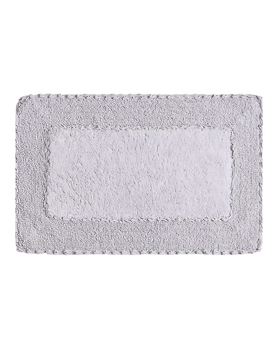 Laura Ashley Ruffled Cotton Bath Rug, 20" x 34"