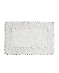 Laura Ashley Ruffled Cotton Bath Rug, 20" x 34"