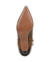 Franco Sarto Women's Anna Pointed Toe Kitten Heel Dress Booties