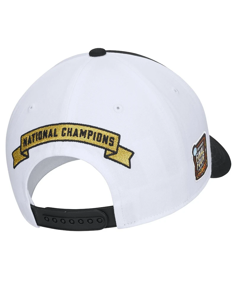 Nike Men's Black/White Uconn Huskies 2024 Ncaa Men's Basketball National Champions Locker Room Adjustable Hat