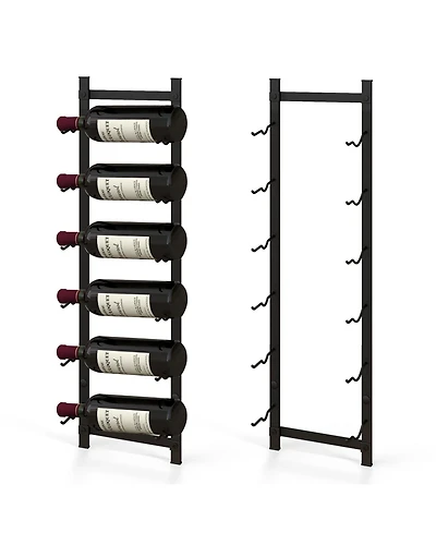 Slickblue Rust proof Wall Mounted Wine Rack Wine Bottles