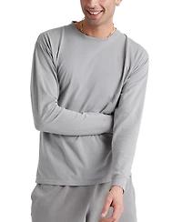 Hanes Unisex Garment Dyed Long Sleeve Cotton T-Shirt