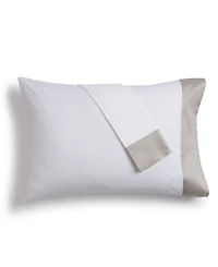 Closeout! Hotel Collection Italian Percale Sateen Cuff Pillowcase Pair, King, Exclusively at Macy's