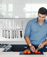 Cheer Collection 16" Stainless Steel Magnetic Knife Holder
