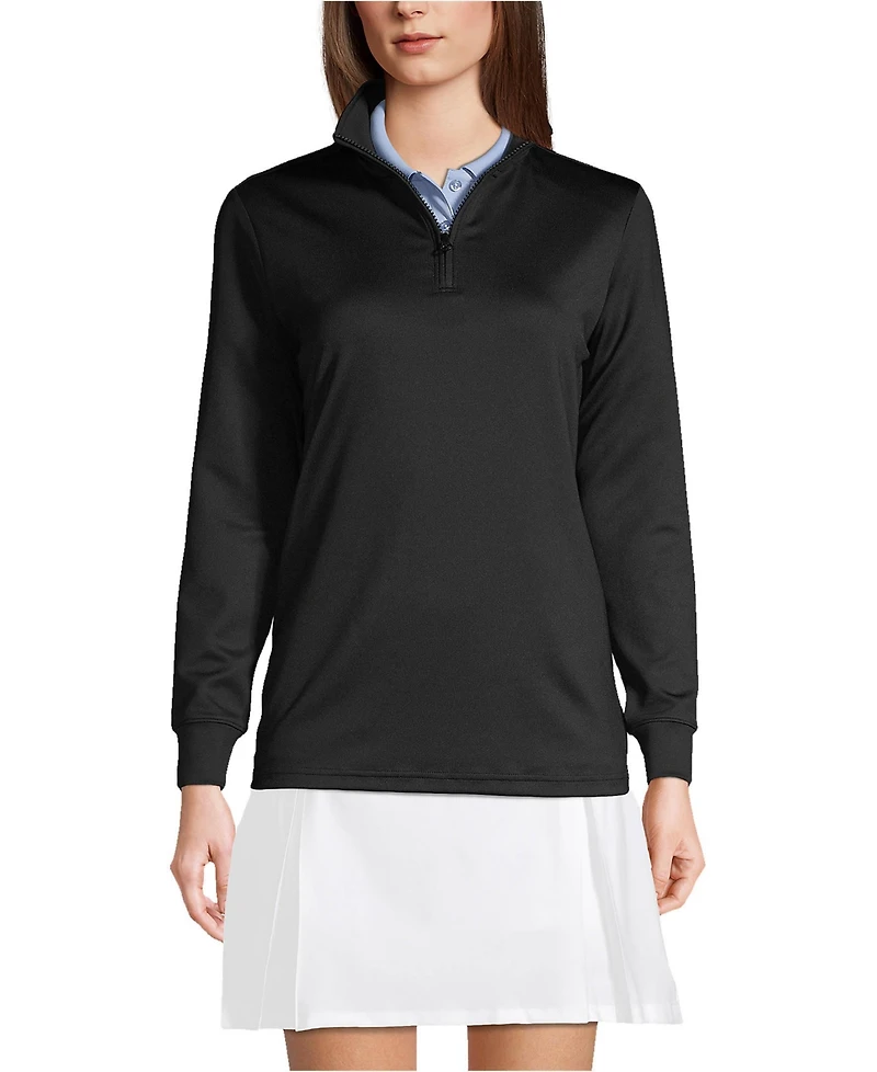Lands' End Women's Active Performance Quarter Zip Pullover
