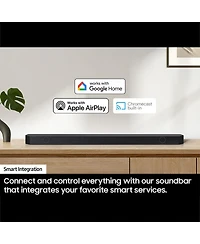 Samsung Hw-QS730D 3.1.2-Channel Soundbar with Wireless Subwoofer (Black)