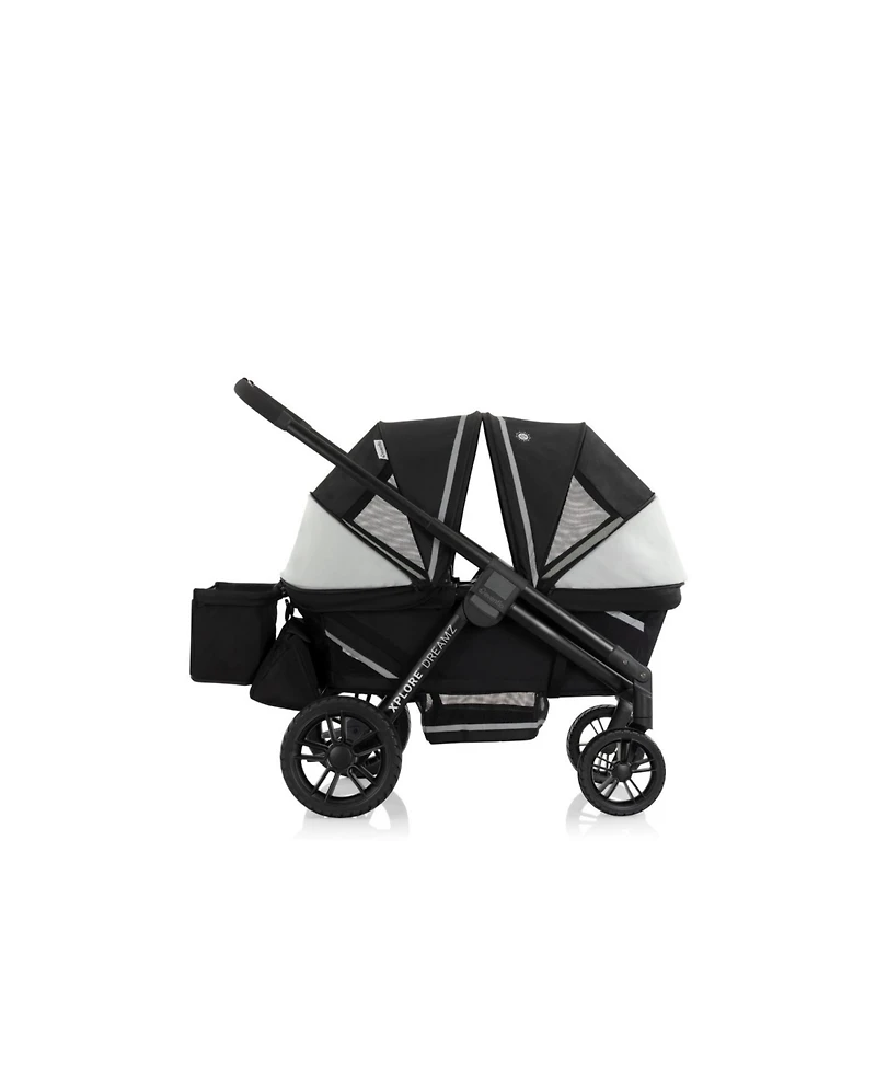 Evenflo Pivot Xplore Dreamz All-Terrain Stroller Wagon with Bassinett Insert