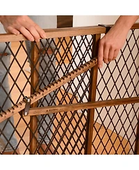 Evenflo Position Lock Adjustable Wood Baby Gate