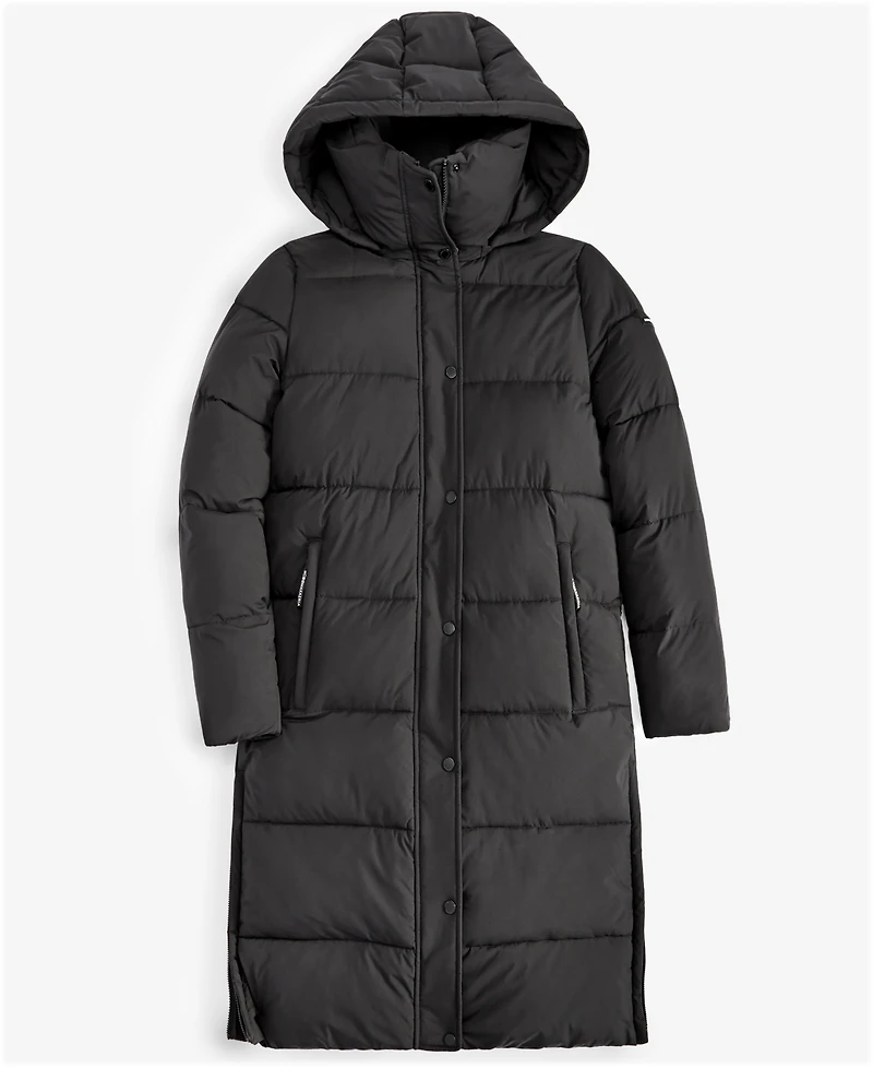 Bcbgmaxazria Women's Hooded Collared Puffer Coat