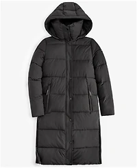 Bcbgmaxazria Women's Hooded Collared Puffer Coat