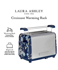 Laura Ashley Elveden Navy 2-Slice Toaster