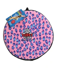 Tuffy Ultimate Flyer Pink Leopard, 2-Pack Dog Toys