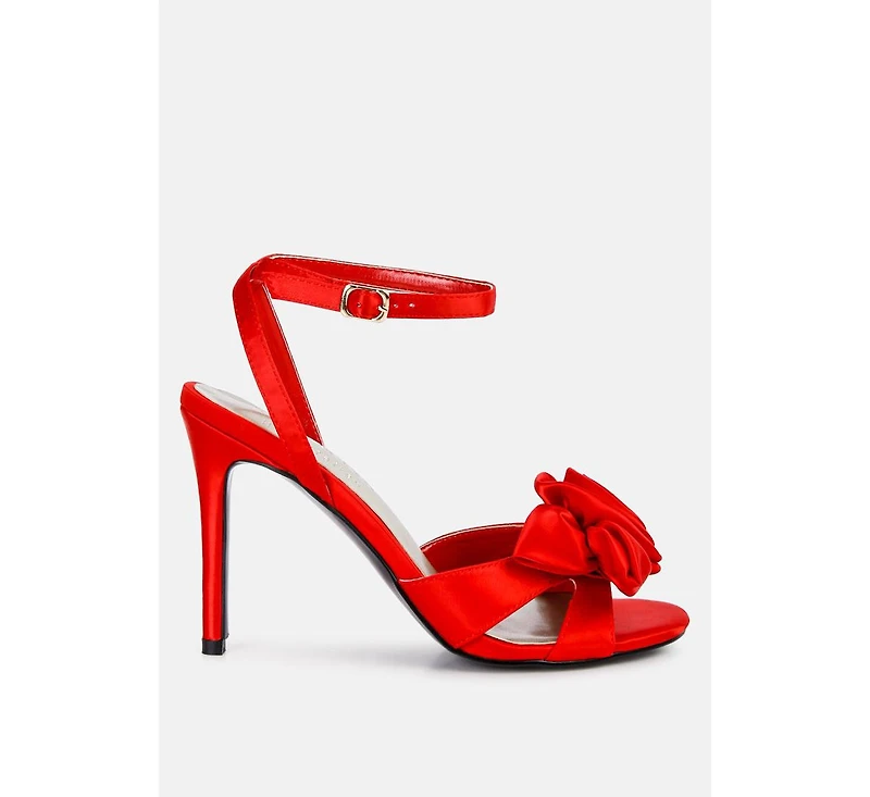 Chaumet Rose Bow Embellished Sandals Women