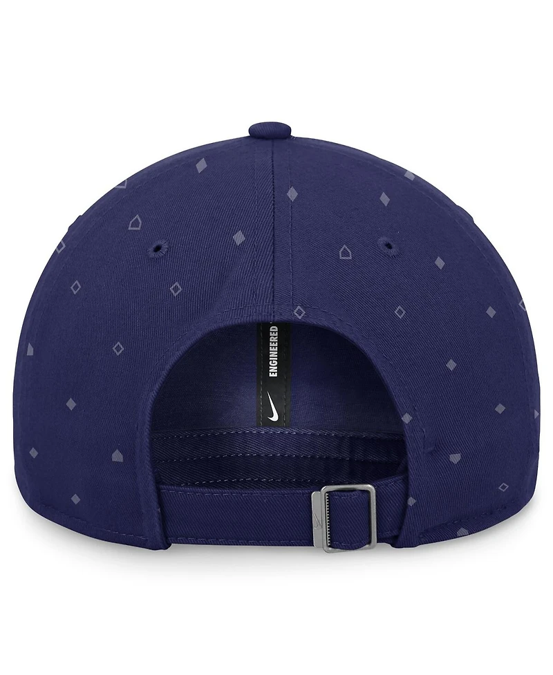 Nike Men's Royal Chicago Cubs Primetime Print Club Adjustable Hat