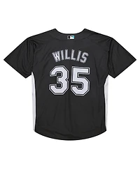 Mitchell Ness Men's Dontrelle Willis Black Florida Marlins Cooperstown Collection 2007 Batting Practice Jersey
