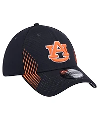 New Era Men's Navy Auburn Tigers Active Slash Sides 39Thirty Flex Hat