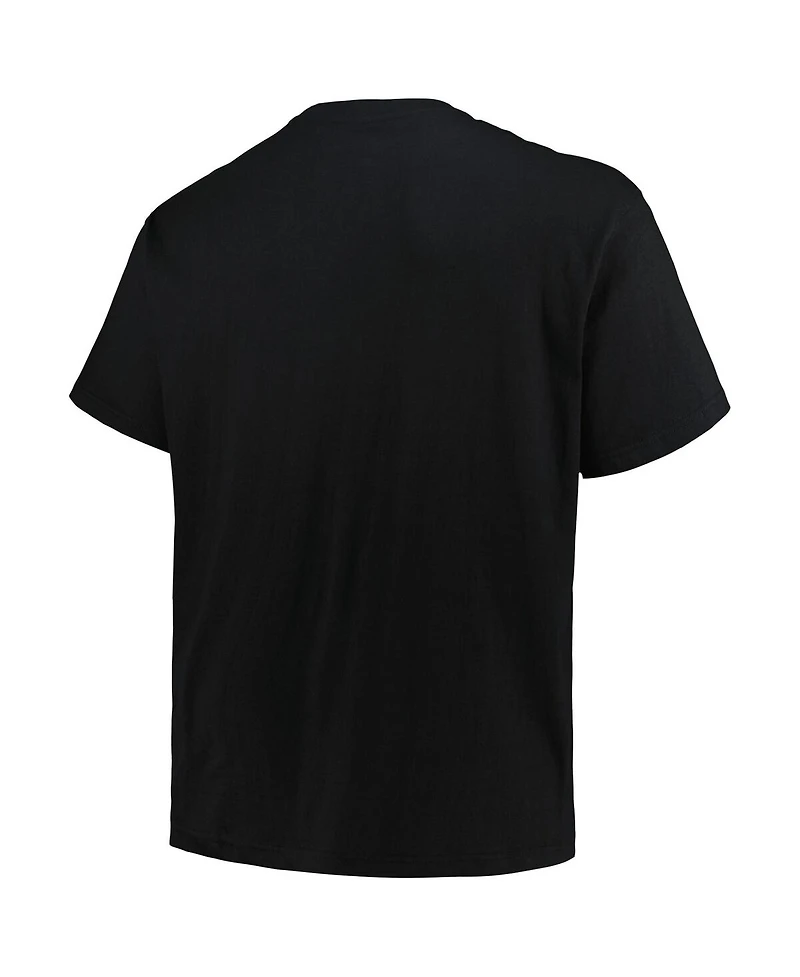 Fanatics Branded Men's Black Washington Commanders Big Tall Pop T-Shirt
