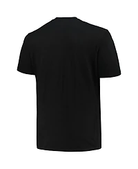 Fanatics Branded Men's Black Detroit Lions Big Tall Pop T-Shirt
