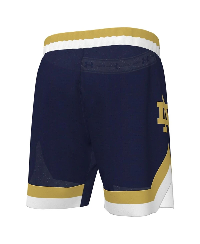 Under Armour Men's Navy Notre Dame Fighting Irish Replica Basketball Shorts
