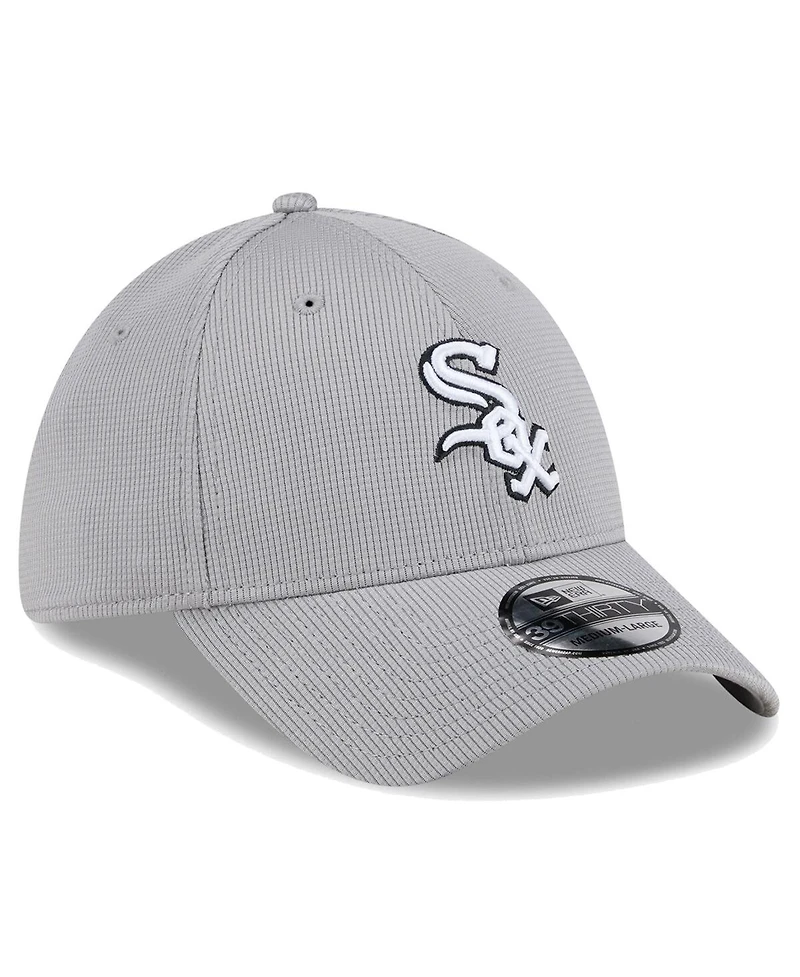 New Era Men's Gray Chicago White Sox Active Pivot 39Thirty Flex Hat