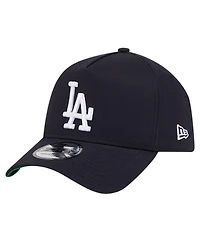 New Era Men's Navy Los Angeles Dodgers Team Color A-Frame 9Forty Adjustable Hat