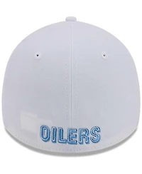 New Era Men's White Tennessee Titans Main 39Thirty Flex Hat