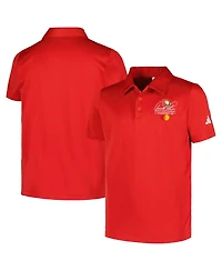 Adidas Youth Red Arnold Palmer Invitational Performance Polo