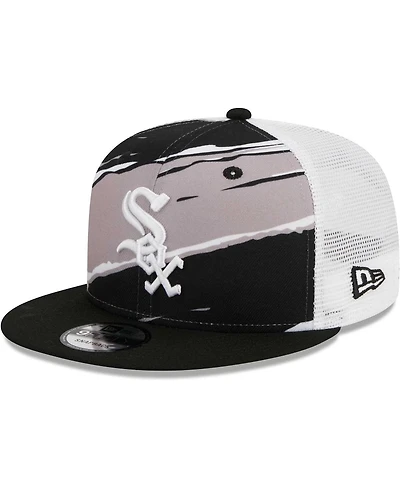 New Era Men's Black Chicago White Sox Tear Trucker 9Fifty Snapback Hat