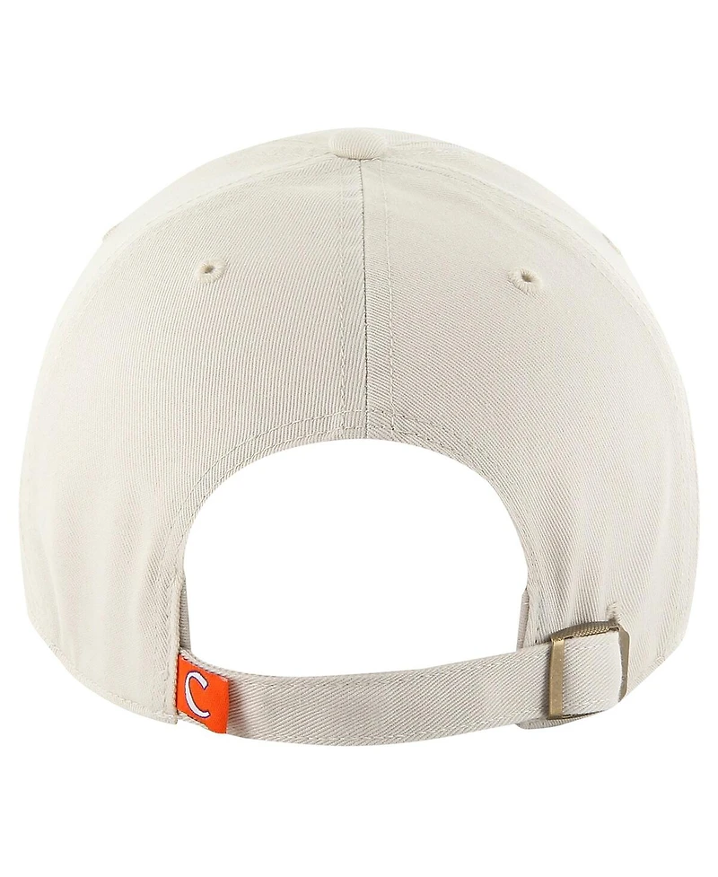 47 Men's Cream Clemson Tigers Vintage-Like Clean Up Adjustable Hat